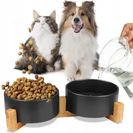 miska-ceramiczna-podwojna-dla-psa-i-kota-2-miski-drewniana-podstawa