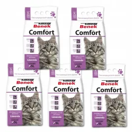 super-benek-comfort-lawenda-25l-zbrylajacy-zwirek-bentonitowy-dla-kota
