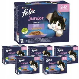 karma-dla-kota-felix-fantastic-junior-mix-smakow-w-galaretce-12x85g