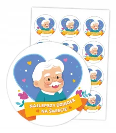 naklejki-na-dzien-dziadka-najlepszy-dziadek-prezent-naklejka-6cm-12szt