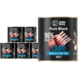 john-dog-pure-black-karma-mokra-jagniecina-6x800g