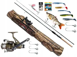zestaw-na-szczupaka-wedka-spinning-jaxon-kolowrotek-torba-zylka