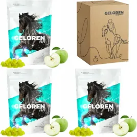 geloren-horse-ha-jablkowy-dla-koni-zelki-kolagen-3-x-60szt-450g