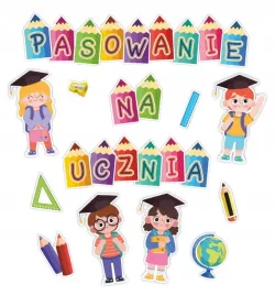 dekoracja-szkolna-pasowanie-na-ucznia-dwustronne-27-szt