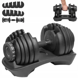 hantel-zeliwny-regulowany-gumowany-obciazenie-24-kg-hantle-zeliwne