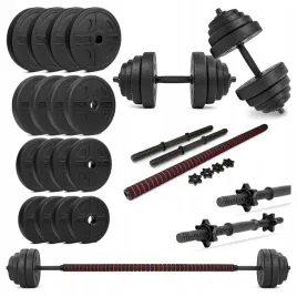 sztanga-skrecana-2w1-do-treningu-hantle-2x20-kg-zestaw-obciazenia-40kg