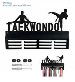 solidny-metalowy-wieszak-na-medale-taekwondo-kolki-zaslepki-gratis