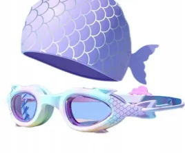 zestaw-plywacki-dla-dzieci-okulary-i-czepek-gratis-krem-z-filtrem-uv