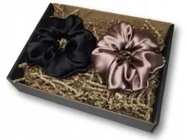jedwabne-gumki-do-wlosow-box-prezentowy-scrunchie-jedwab-100percent-2-pak
