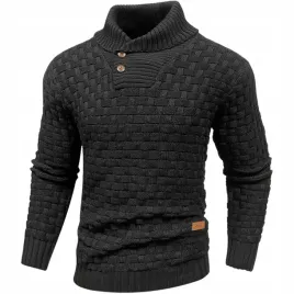 sweter-meski-z-grubym-splotem-dlugim-rekawem-i-kolnierzem