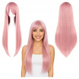 peruka-damska-rozowa-dlugie-wlosy-proste-80cm-cosplay-przebranie