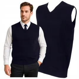 kamizelka-meska-dzianinowa-granatowa-w-serek-sweterkowa-bezrekawnik-xl