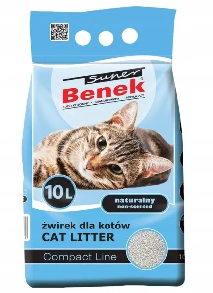 super-benek-compact-10l-zwirek-bentonitowy-marka-super-benek