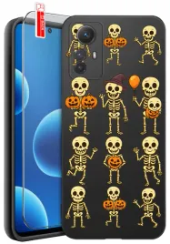 etui-do-xiaomi-redmi-note-12s-wzory-czaszka-szkielet-halloween-case-szklo