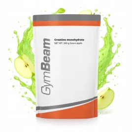 kreatyna-100percent-monohydrat-sila-masa-pompa-wydolnosc-gymbeam-500g-jablko