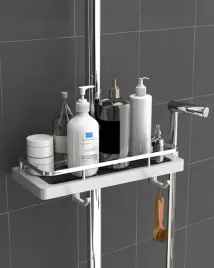 polka-pod-prysznic-bez-wiercenia-z-uchwytem-na-mydlo-i-2-haczykami-2025-mm