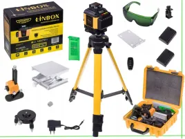 poziomica-laserowa-360-laser-krzyzowy-4d-zestaw-walizka