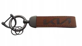 kia-nowe-logo-brelok-breloczek-skora-alcantara-brazowy