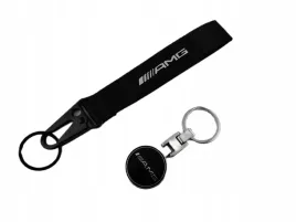 mercedes-amg-zestaw-brelok-czarny-metalowy-do-kluczy-smycz-20-cm