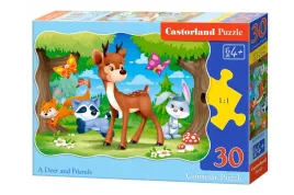 puzzle-30-elementow-jelen-i-przyjaciele