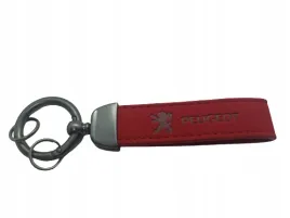 peugeot-brelok-breloczek-alcantara-skora-czerwony