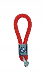 bmw-brelok-breloczek-bmw-czerwony-pleciony-skora