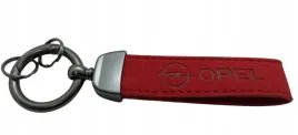 opel-brelok-breloczek-brylok-alcantara-skora-czerwony