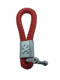 peugeot-brelok-breloczek-brylok-peugeot-pleciony-czerwony