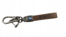 bmw-brelok-breloczek-skora-brazowy-w1