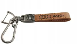 audi-brelok-breloczek-skora-jasny-braz