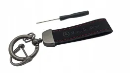 mercedes-brelok-breloczek-skora-alcantara
