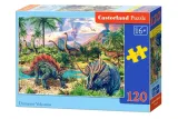 puzzle-120-elementow-dinosaur-volcanos
