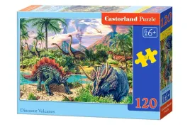 puzzle-120-elementow-dinosaur-volcanos