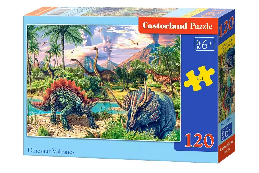 puzzle-120-elementow-dinosaur-volcanos