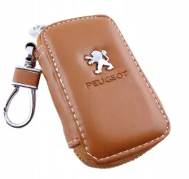peugeot-etui-pokrowiec-skorzany-na-kluczyk-brazowy-elegancki