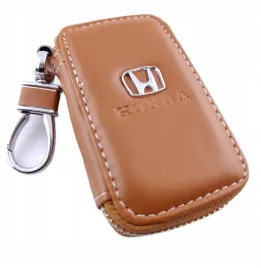 honda-etui-pokrowiec-skorzany-na-kluczyk-brazowy-elegancki