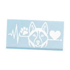 naklejka-pies-husky-ekg-serce-lapa-wycinana-z-folii-oracal