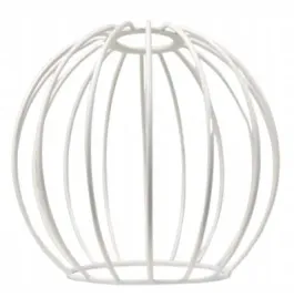 klosz-do-lampy-zyrandola-druciany-loft-kula-e27-bialy