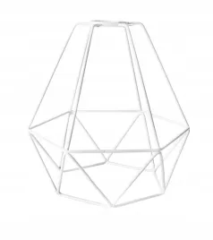 klosz-zyrandol-druciany-do-lamp-diament-brylant-e27-loft-bialy
