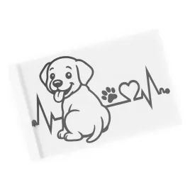 naklejka-pies-husky-ekg-serce-lapa-wycinana-z-folii-oracal