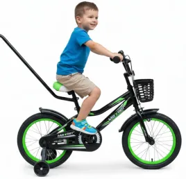 rower-dzieciecy-16-cali-dla-chlopca-mexller-bmx-zielony-rowerek