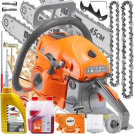 pila-spalinowa-pilarka-lancuchowa-do-drewna-2x-lancuch-2x-prowadnica