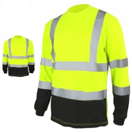 koszulka-robocza-t-shirt-z-dlugim-rekawem-odblaskowa-ostrzegawcza-bhp