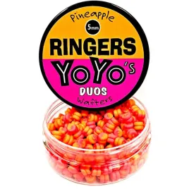 ringers-pineapple-yoyo-s-duos-wafters-5mm-orange-pink