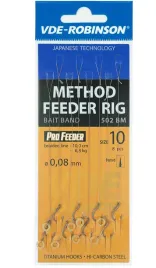 przypony-vde-robinson-method-feeder-502bm-barbed-plecionka-z-gumka-ro