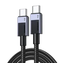 ugreen-l524-kabel-usb-c-do-usb-c-60w-pd-3a-0-5m-nylonowy-oplot-szary