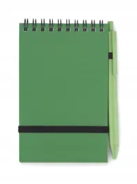 notes-z-dlugopisem-tresa-a6-ekologiczny-zestaw-papierowy-w-kratke-zielony
