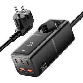 ladowarka-sieciowa-essager-gan-75w-3xusb-c-2xusb-a-gniazdo-ac-czarna