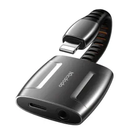 adapter-mcdodo-lightning-do-lightning-aux-mini-jack-3-5mm-czarny