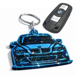 brelok-do-kluczy-bmw-e60-3d-brokatowy-efekt-i-sportowy-styl